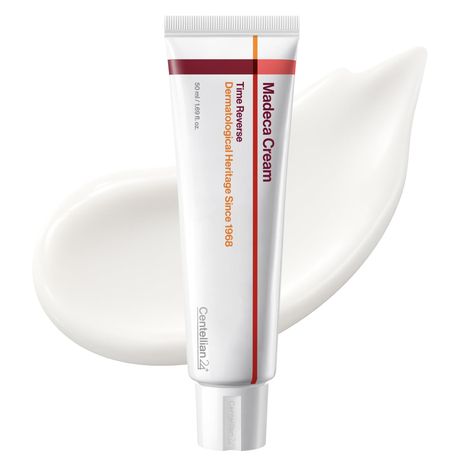 CENTELLIAN 24 Madeca Cream Time Reverse - Firming Face Moisturizer with Centella Asiatica, Improve Skin Elasticity, Deep Hydration,Skin Barrier Support, Korean Skincare for All Skin Types (1.69 fl oz)