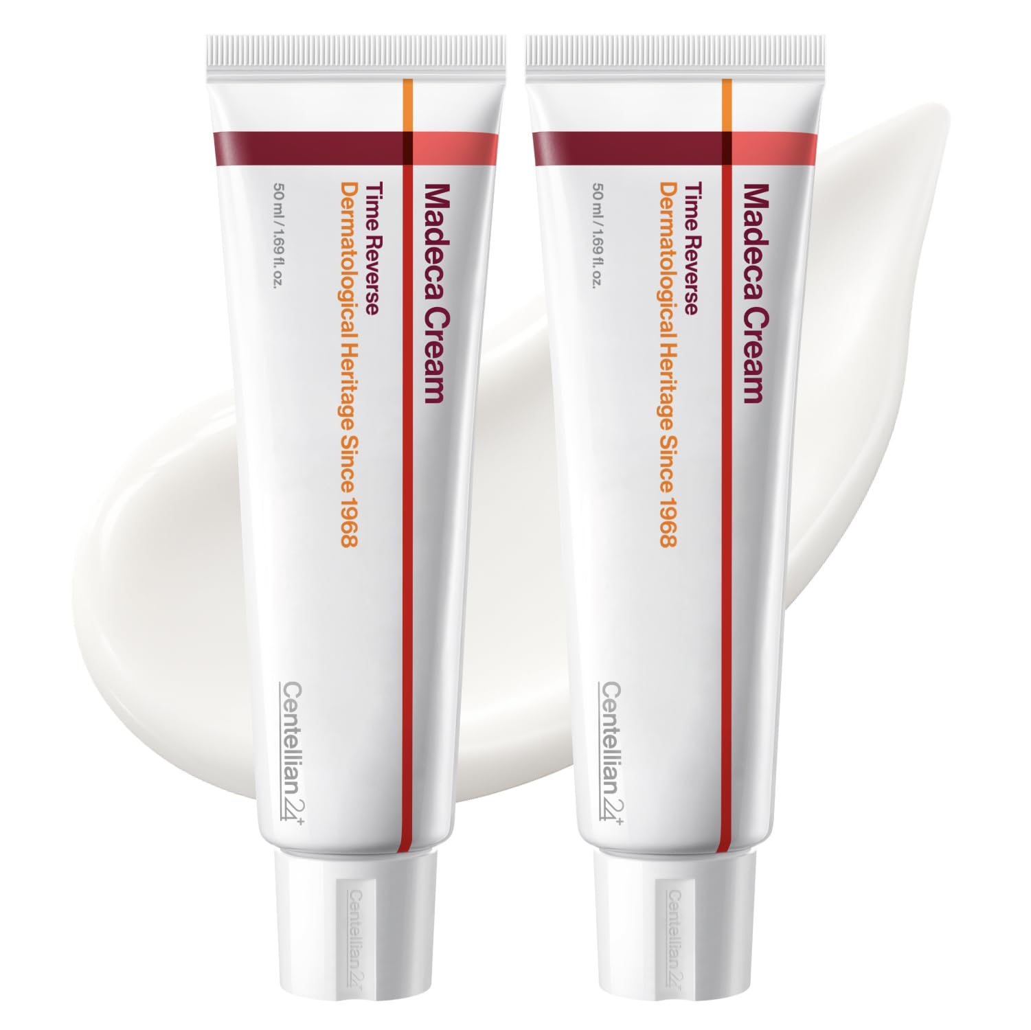 CENTELLIAN 24 Madeca Cream Time Reverse - Firming Face Moisturizer with Centella Asiatica, Improve Skin Elasticity, Deep Hydration,Skin Barrier Support, Korean Skincare for All Skin Types (1.69 fl oz)