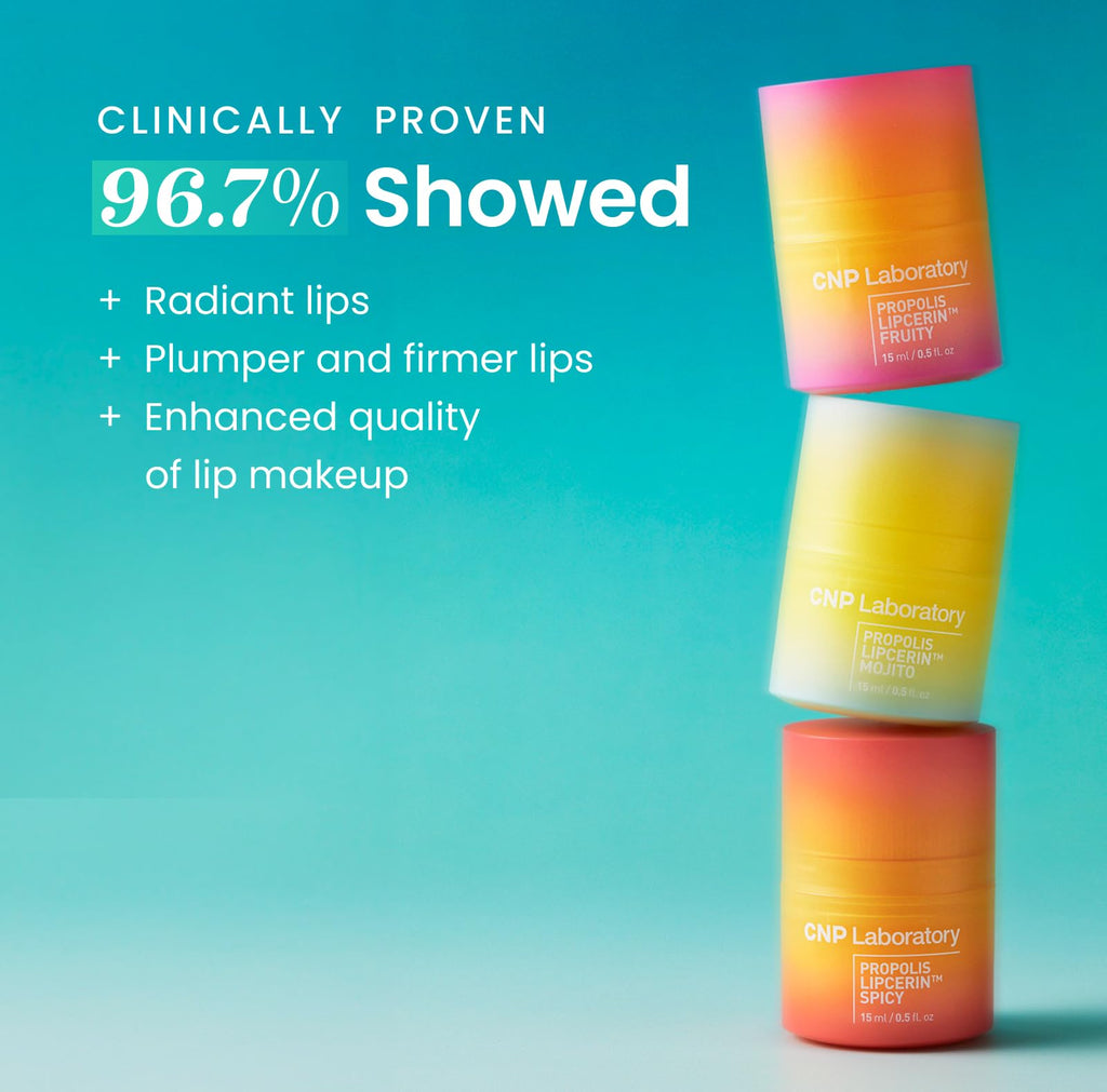 CNP Propolis Lipcerin™ - 01 Original, 0.5 fl.oz. | Hydrating Lip Balm, Overnight Lip Mask, Korean Lip Blam, Manuka Honey Lip Balm, 12hr Hydration,Gifts for Women