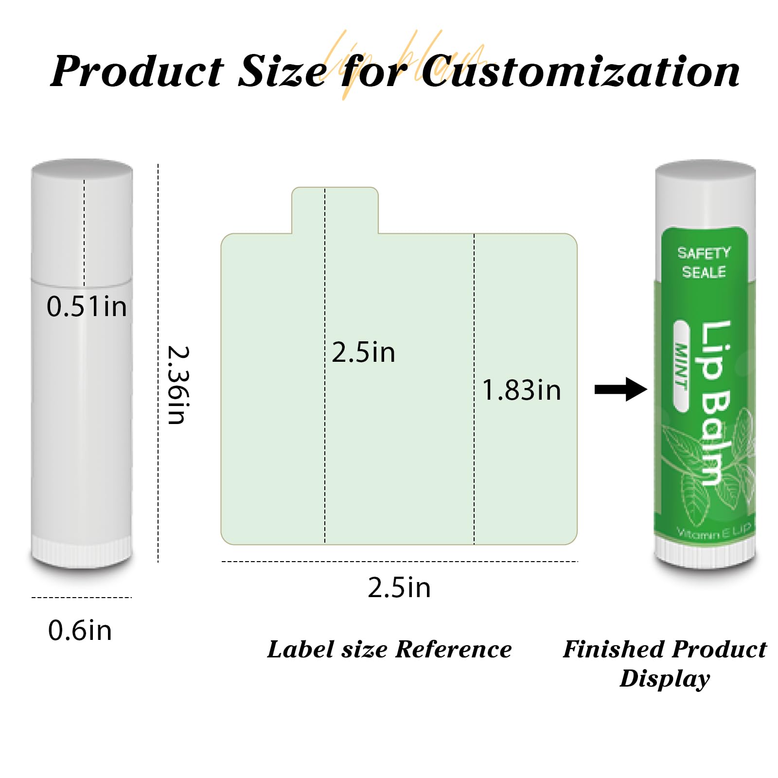 130 Pack Natural Lip Balm Bulk Unlabeled, Mini Diy Blank Lips balm, Personalized Small Gifts Party Favors, Wedding or Baby Shower for Girls Adults
