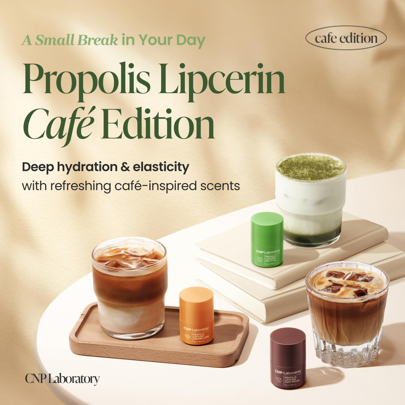 CNP Propolis Lipcerin™ - 01 Original, 0.5 fl.oz. | Hydrating Lip Balm, Overnight Lip Mask, Korean Lip Blam, Manuka Honey Lip Balm, 12hr Hydration,Gifts for Women
