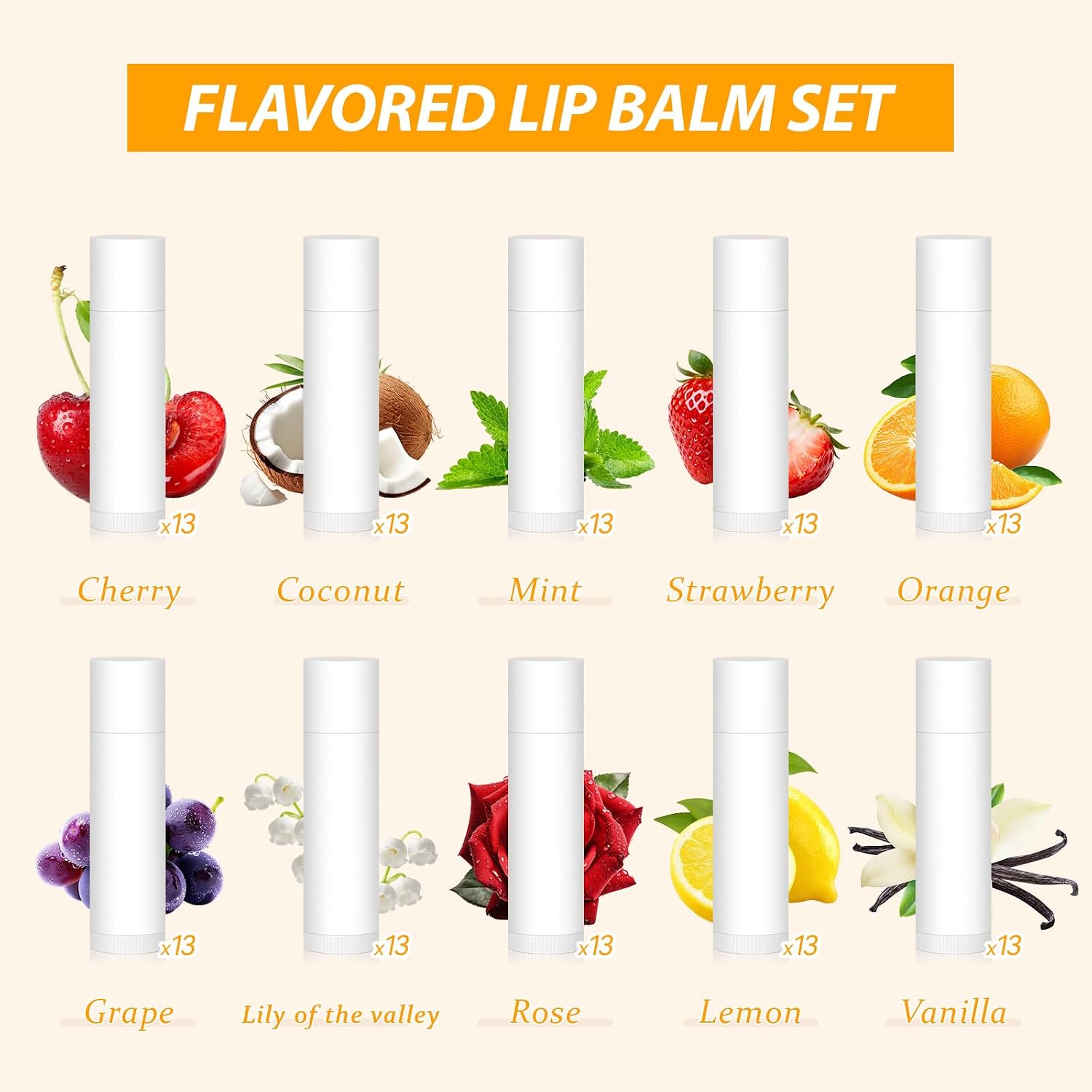 130 Pack Natural Lip Balm Bulk Unlabeled, Mini Diy Blank Lips balm, Personalized Small Gifts Party Favors, Wedding or Baby Shower for Girls Adults