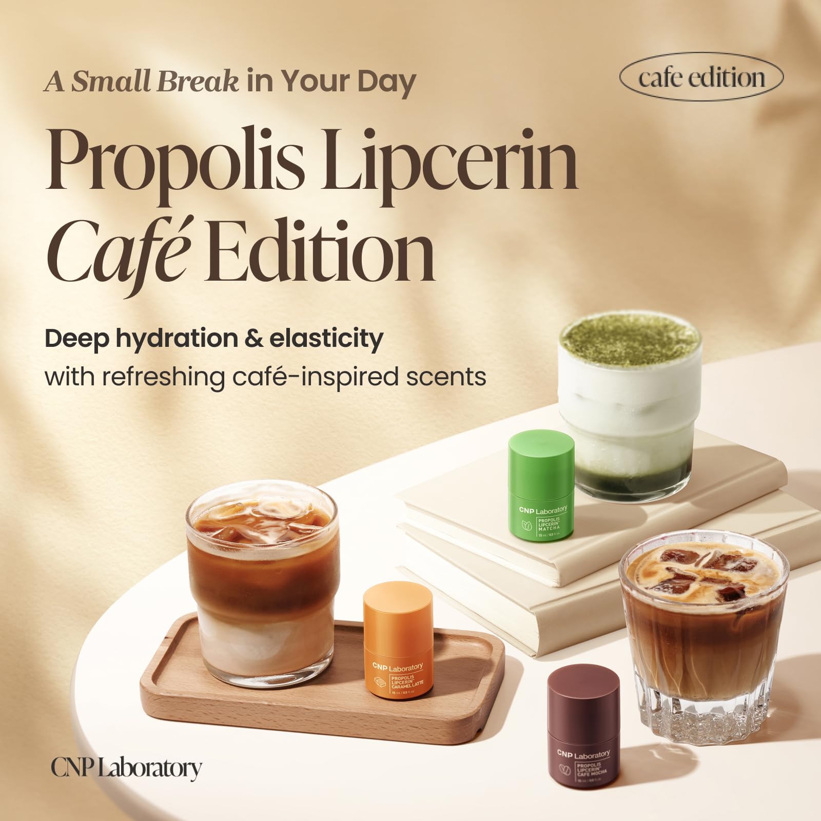 CNP Propolis Lipcerin™ - 01 Original, 0.5 fl.oz. | Hydrating Lip Balm, Overnight Lip Mask, Korean Lip Blam, Manuka Honey Lip Balm, 12hr Hydration,Gifts for Women